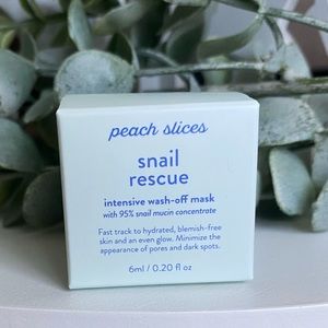 Peach Slices Snail Rescue intensive wash off mask SAMPLE